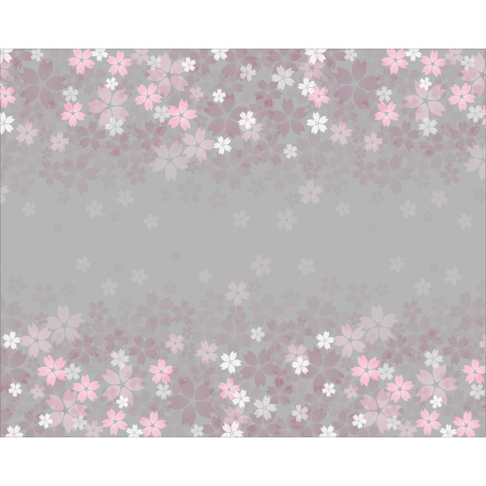 ランチョンマット(25cm×20cm) 2枚セット ビニール素材 撥水 桜 さくら