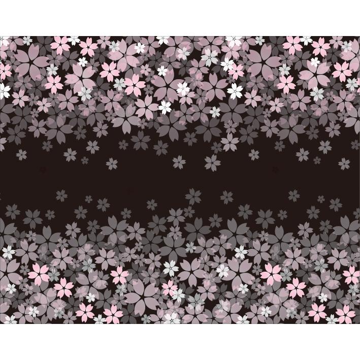 ランチョンマット(25cm×20cm) 2枚セット ビニール素材 撥水 桜 さくら