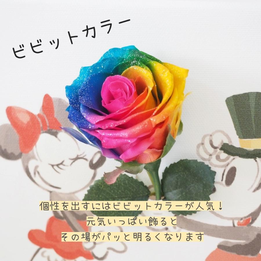Disney プリザーブドフラワー ミッキー ミニー KISS 10カラー