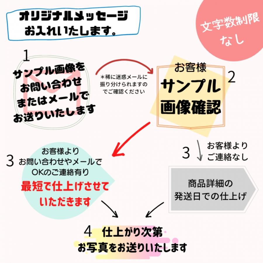 名入れ 刻印 プリザーブドフラワー レインボーローズ クリアボックス 8collar ８カラーバージョン嬉しい手のひらサイズ｜nanairo-pf｜13