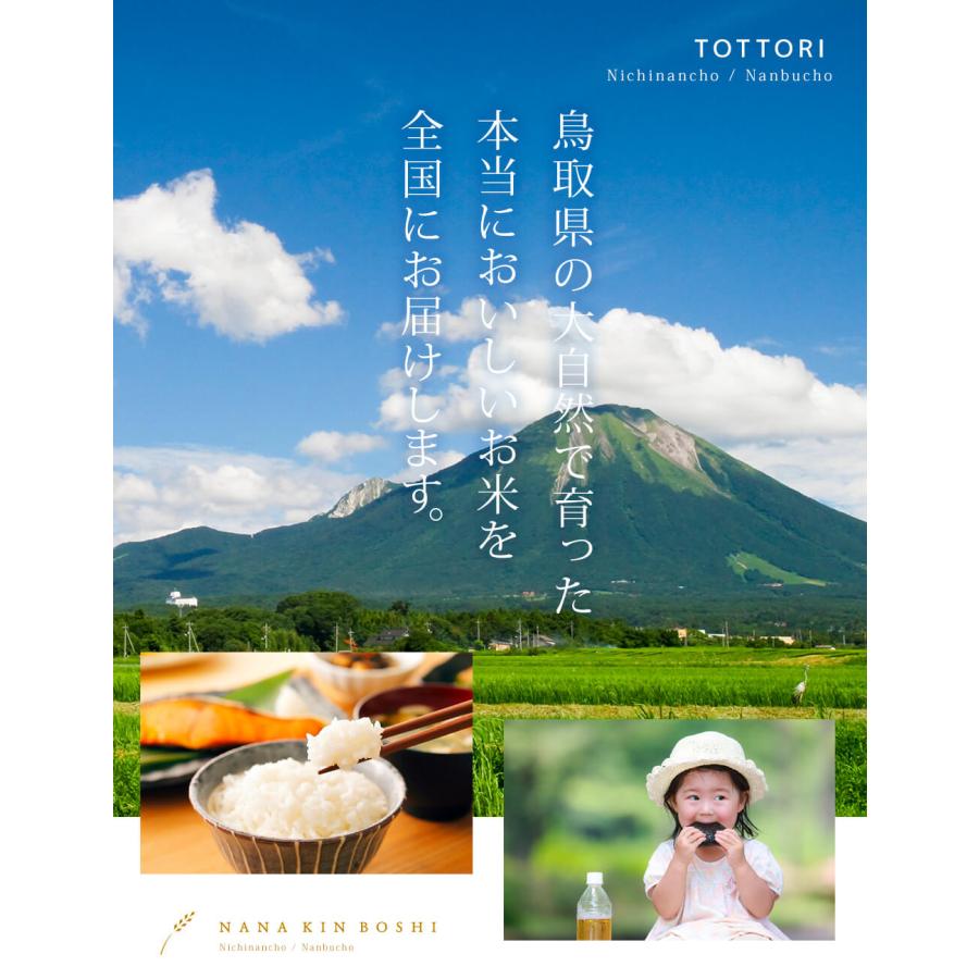 ポイント10%還元 令和7年産 新米 鳥取県産 20kg 七金星 白米 コシヒカリ きぬむすめ 真空パック 金箔付き 4合 5kg 10kg ギフト ショッピング開店記念価格_10