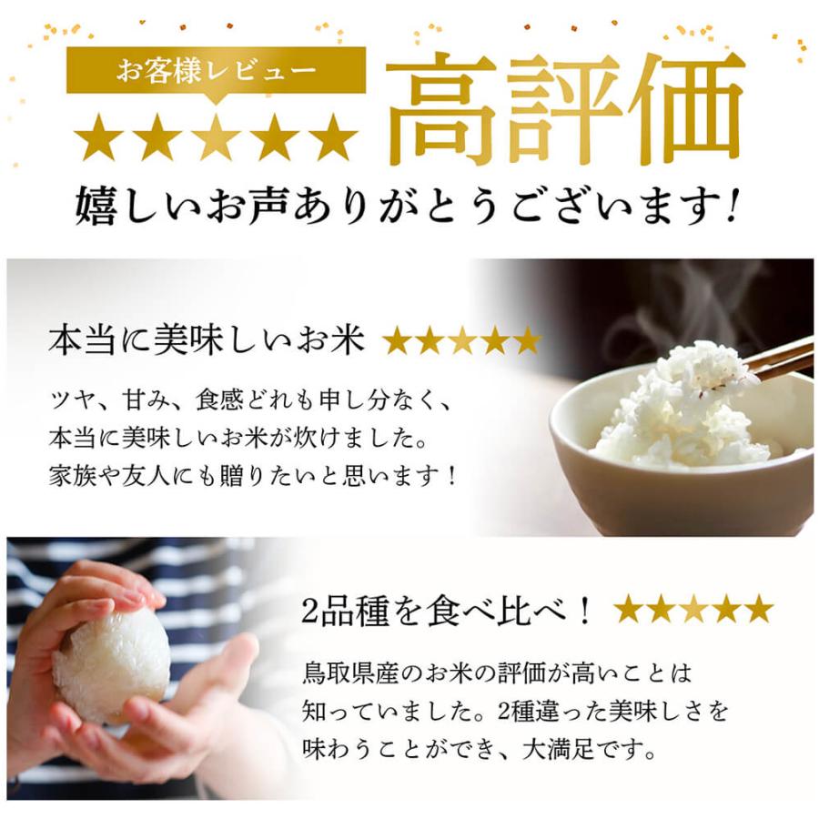 ポイント10%還元 令和7年産 新米 鳥取県産 20kg 七金星 白米 コシヒカリ きぬむすめ 真空パック 金箔付き 4合 5kg 10kg ギフト ショッピング開店記念価格_2