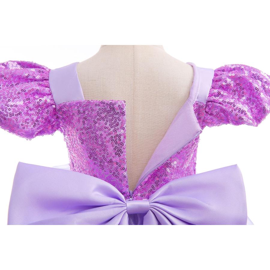 ラプンツェル ワンピース 塔上のラプンツェル キッズ ドレス