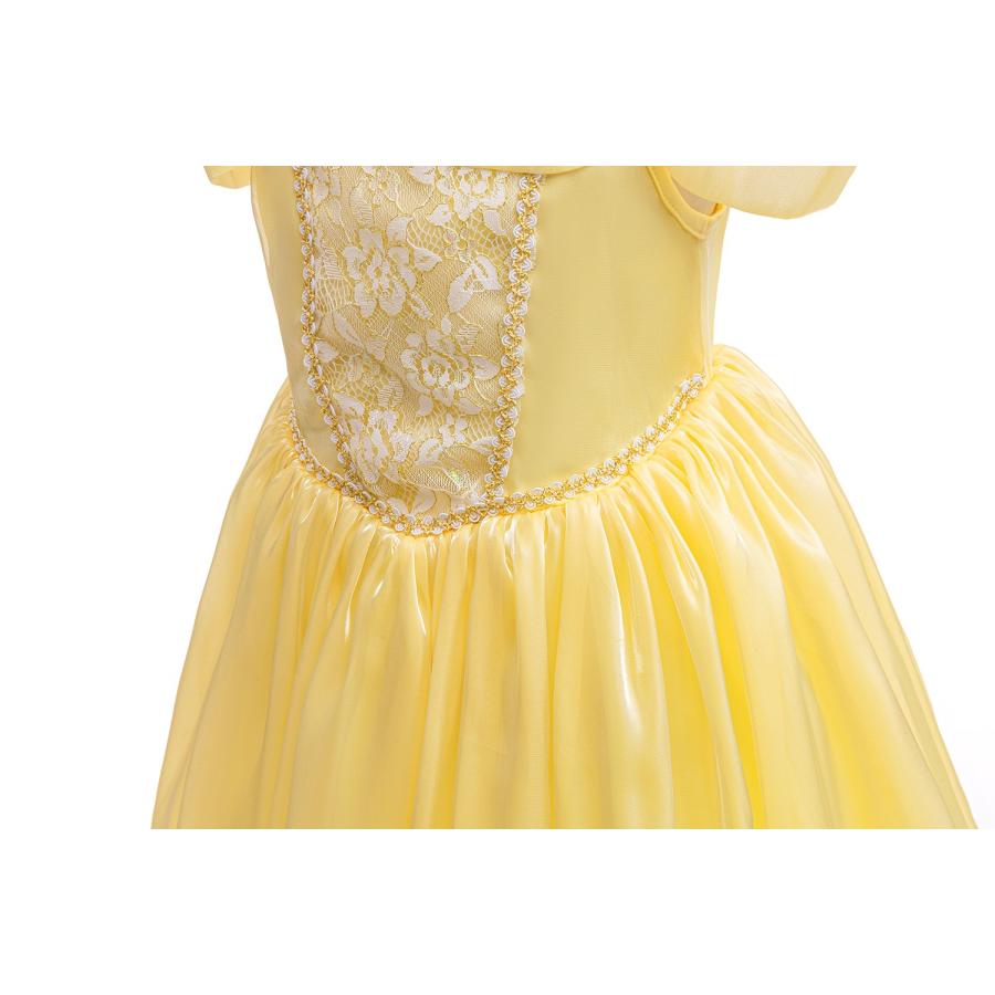 ベル ドレス 子供 キッズ コスプレ 衣装 美女と野獣 コスチューム 子供