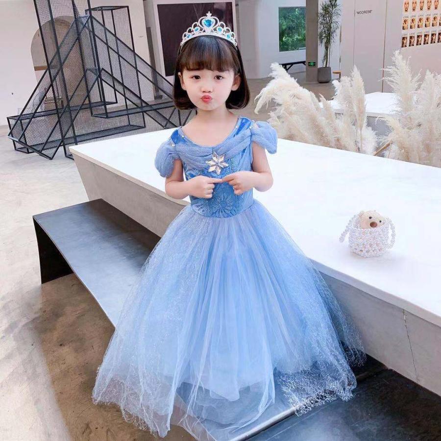 アリエル ドレス キッズ ワンピース 子供服 衣装 コスプレ コスチューム ディズニーランド 仮装 コスチューム ベビー服 仮装 誕生日 コットン プレゼント Y126 ショップナナコ 通販 Yahoo ショッピング