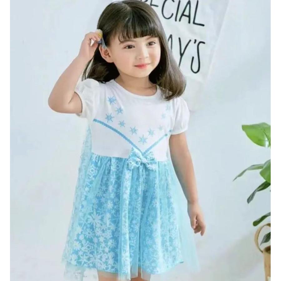 21人気特価 キッズ服 コスプレ アナと雪の女王 アナ エルサ ドレス 美女と野獣 ラプンツェル アリエル 子供 衣装 コットン ワンピース プリンセス ハロウィン Aynaelda Com