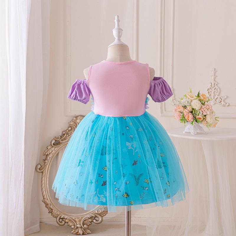 アリエル ドレス 子供 マーメイド ベル ラプンツエル ワンピース