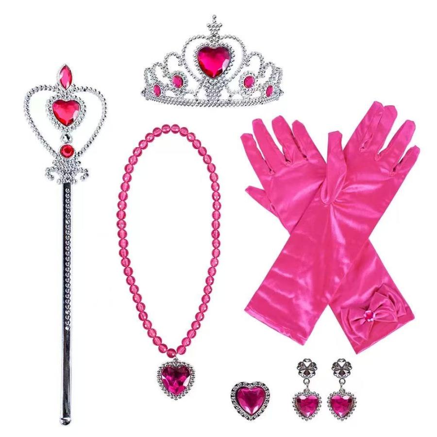 ラプンツェル風 ドレス 10点セット ティアラ ステッキ 子供