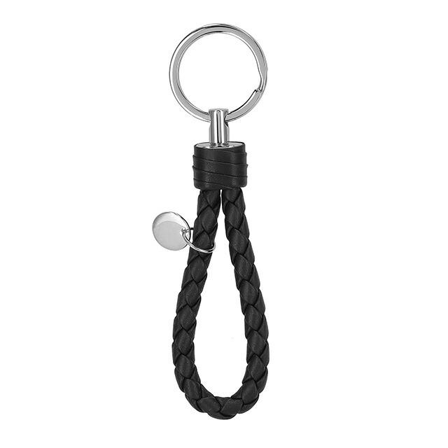 値下げ中！！　新品！！　BOTTEGA VENETA キーホルダー 黒 BOTTEGA VENETA ボッテガ・ヴェネタ キーリング メンズ