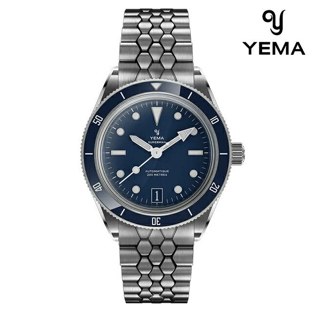 YEMA 自動巻き時計 青 楽天市場】＼全品2000円OFF＋さらに9倍／ イエマ スーパーマン スリム