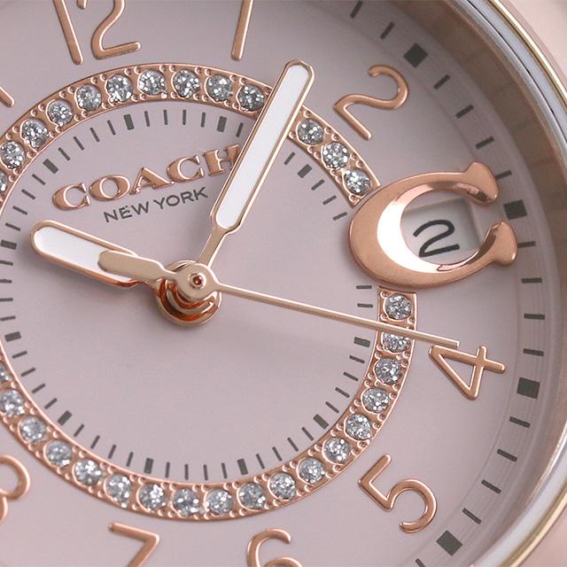 【新品電池】COACH コーチ腕時計 PRESTON プレストン ローズゴールド COACH（コーチ） プレストン クオーツ 腕時計 ブランド レディース
