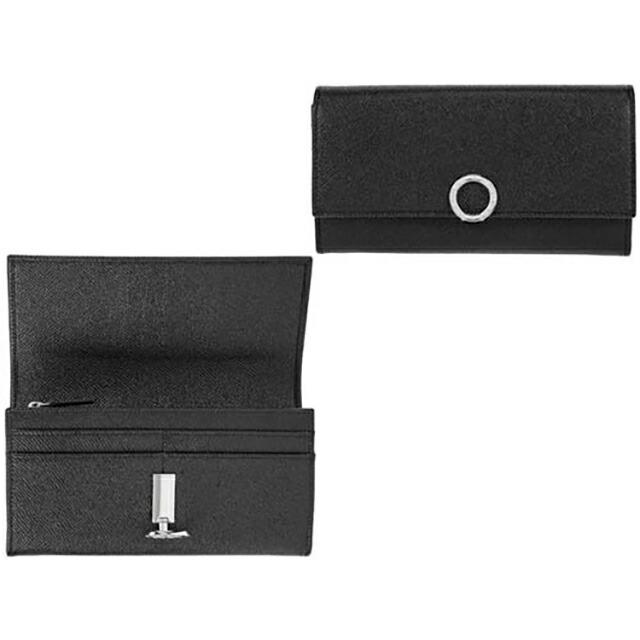 ブルガリ 長財布 メンズ レディース ブランド BVLGARI レザー 30414GRAIN BLK ブラックの画像