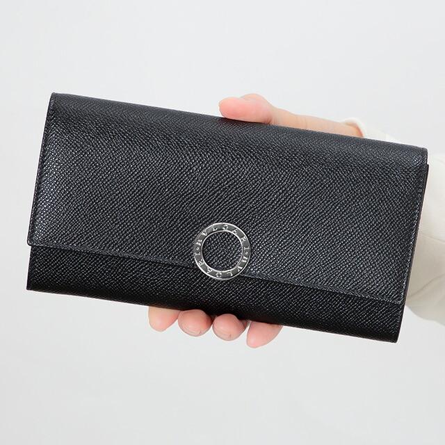 ブルガリ 長財布 メンズ レディース ブランド BVLGARI レザー 30414GRAIN BLK ブラックの画像