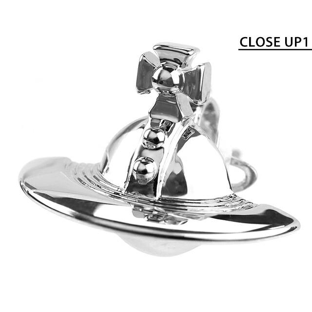 ヴィヴィアン ウエストウッド ピアス レディース ブランド Vivienne Westwood ロゴ スタッド 両耳用 62010038-02P019 シルバー アクセ_2