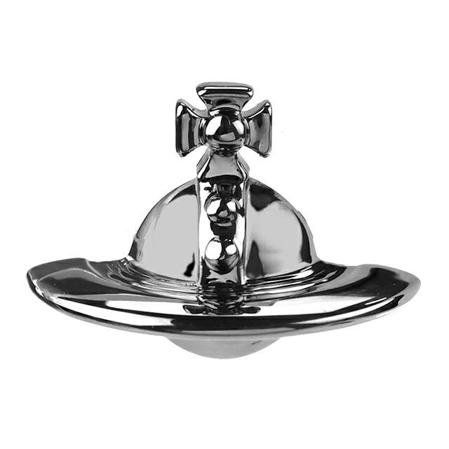 ヴィヴィアン ウエストウッド ピアス レディース ブランド Vivienne Westwood ロゴ スタッド 両耳用 62010038-S001 ガンメタル アクセ_1