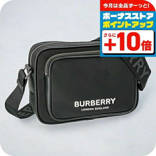 BURBERRY バーバリー ショルダーバッグ ミニバッグ ブラック ナイロン 8049094 シルバー金具 BURBERRY（バーバリー） ショルダーバッグ クロスボディ バッグ