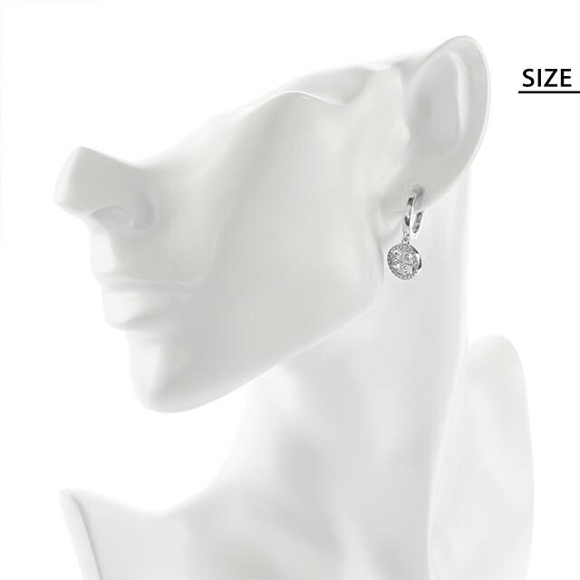 トリーバーチ ピアス レディース ブランド TORY BURCH MILLER PAVE HUGGIE HOOP EARRING フープ 両耳用 87041-042 Tory Silver アクセ_6