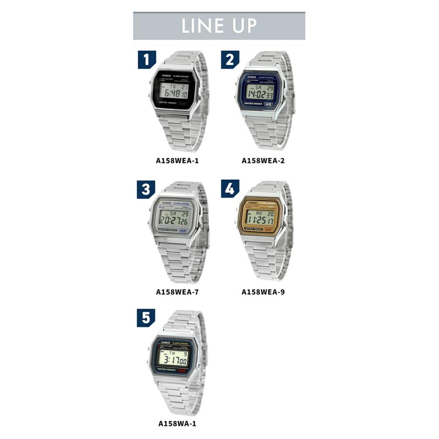 スタンダード（CASIO） カシオ チープカシオ CASIO クォーツ A158 ユニ
