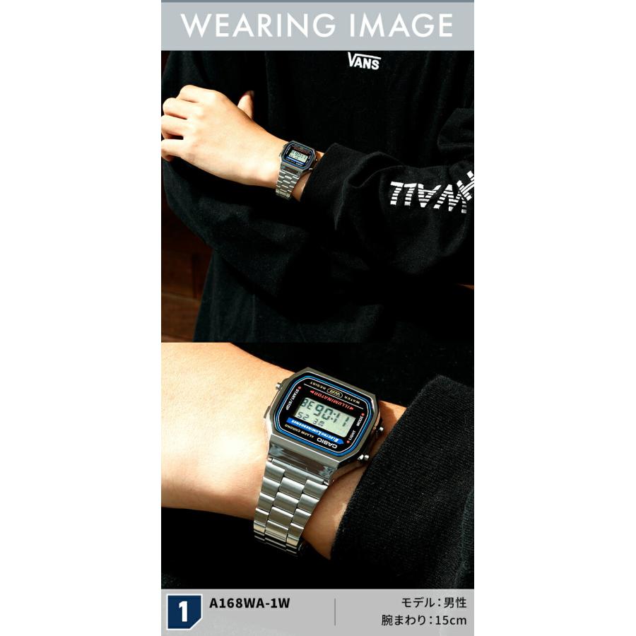 【新品未使用】CASIO A168WEM-1EF デジタル腕時計　カシオ　黒 Amazon.co.jp: [カシオ] CASIO デジタル 腕時計 ヴィンテージシリーズ