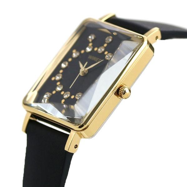 超歓迎 Agek453 スクエア 腕時計 レディース エフ ワイアード セイコー Seiko ブラック ゴールド F Wired 腕時計 レビューを書いて7年保証 キャンペーン中 レビューを書きません
