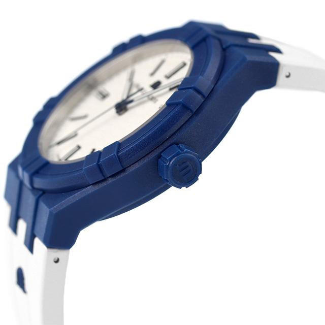 モーリスラクロア アイコン タイド クオーツ 腕時計 ブランド メンズ Aikon #tide AI2008-BBB11-300-0 アナログ シルバー ホワイト 白 スイス製｜nanaple-ya｜03