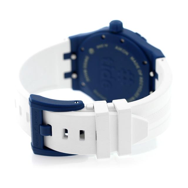 モーリスラクロア アイコン タイド クオーツ 腕時計 ブランド メンズ Aikon #tide AI2008-BBB11-300-0 アナログ シルバー ホワイト 白 スイス製｜nanaple-ya｜05