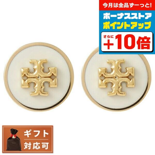 TORY BURCH（トリーバーチ） Tory Burch 90547-700 キラ エナメル サークル スタッド ピアス ダブルT ロゴ ...
