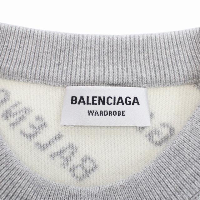 バレンシアガ ブランド 長袖ニット セーター レディース ニット BALENCIAGA イタリア 704428 グレー系 ファッション 選べるモデル おしゃれ プレゼント ギフト｜nanaple-ya｜06