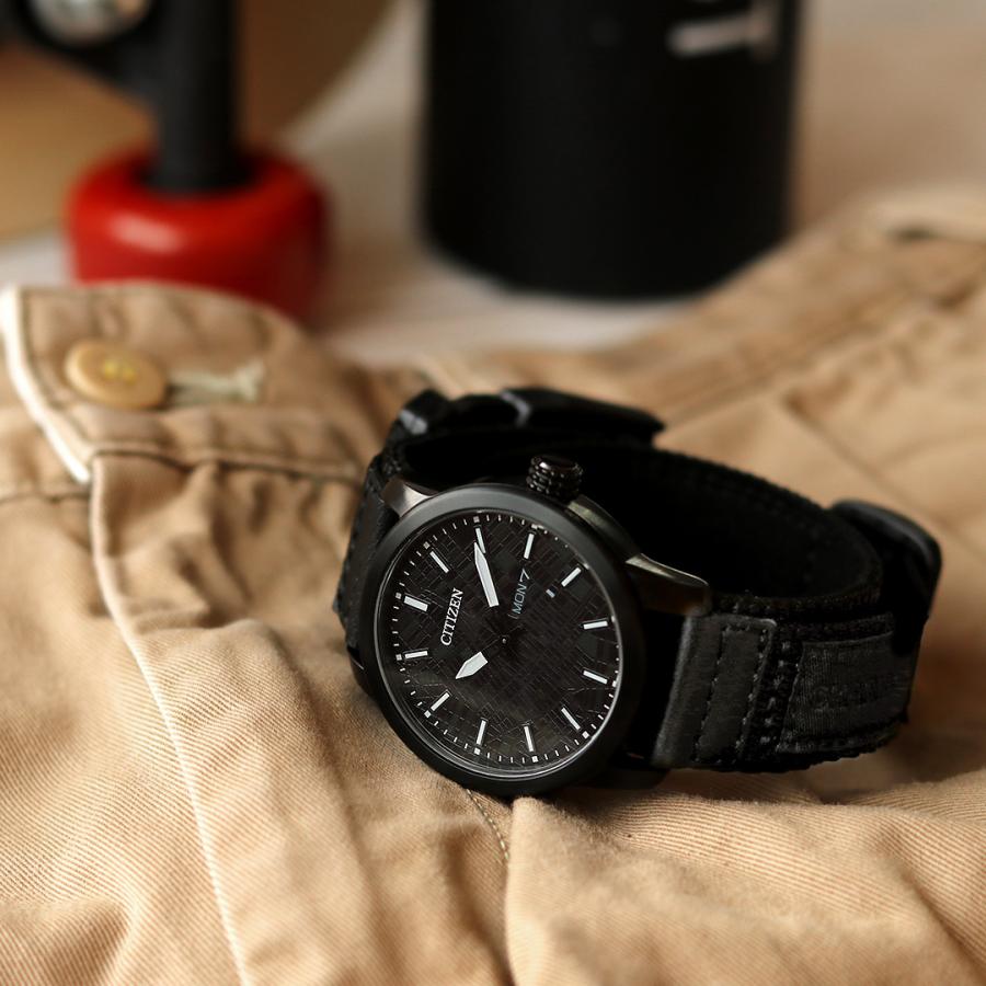シチズン レコードレーベル CHARI＆COコラボ 限定モデル エコドライブ ソーラー メンズ 腕時計 ブランド BM8477-12E CITIZEN オールブラック シチズン レコードレーベル エコドライブ ソーラー メンズ 腕時計 BM8477 12E CITIZEN オールブラック RECORD LABEL
