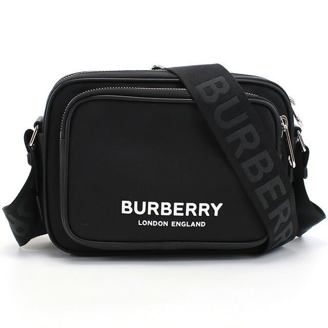 本物 バーバリー ショルダーバッグ メンズ レディース 黒 斜め掛け ロゴ 馬 BURBERRY バーバリー 斜め掛け ショルダーバッグ メンズ