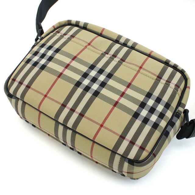 リースケ バーバリーバック Burberry ショルダーバッグ 女性 ファブリック ベージュ/黒 | B-Exit