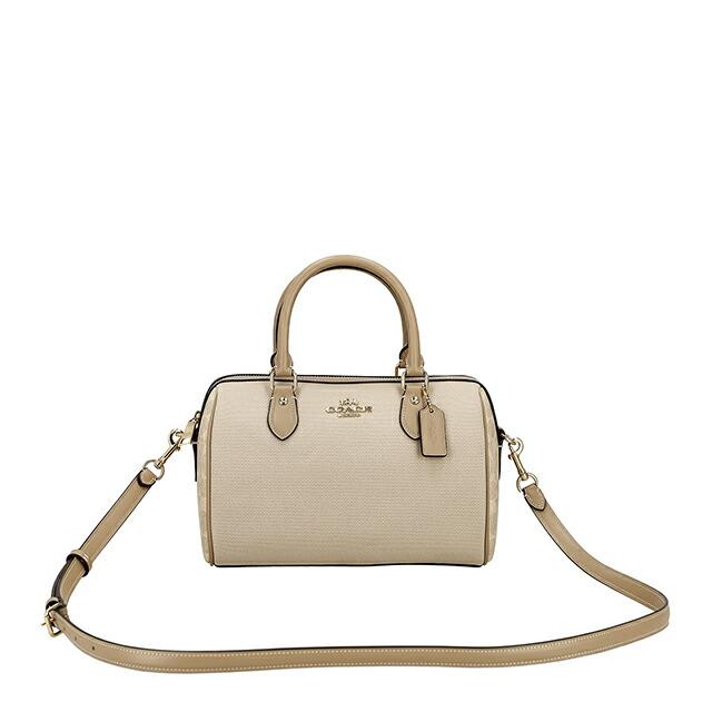 コーチ ハンドバッグ レディース ブランド COACH Cambodia CAK58 IMLG6 ベージュ/ライトブラウンの画像