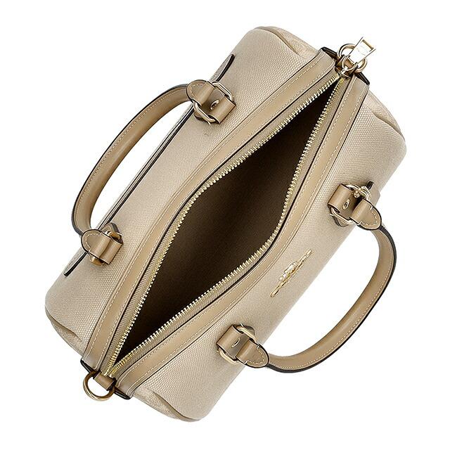 コーチ ハンドバッグ レディース ブランド COACH Cambodia CAK58 IMLG6 ベージュ/ライトブラウンの画像
