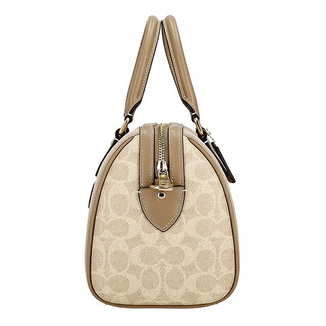 コーチ ハンドバッグ レディース ブランド COACH Cambodia CAK58 IMLG6 ベージュ/ライトブラウンの画像