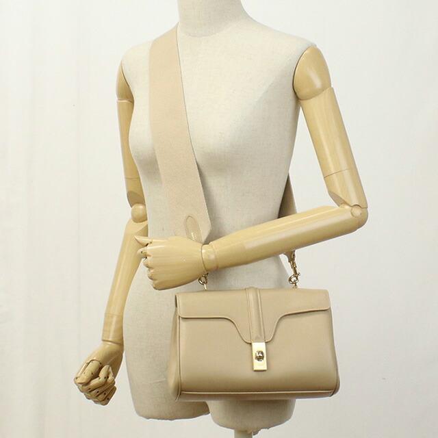 セリーヌ ショルダー レディース ブランド CELINE イタリア 19685 BEIGE ベージュ系 バッグ_10