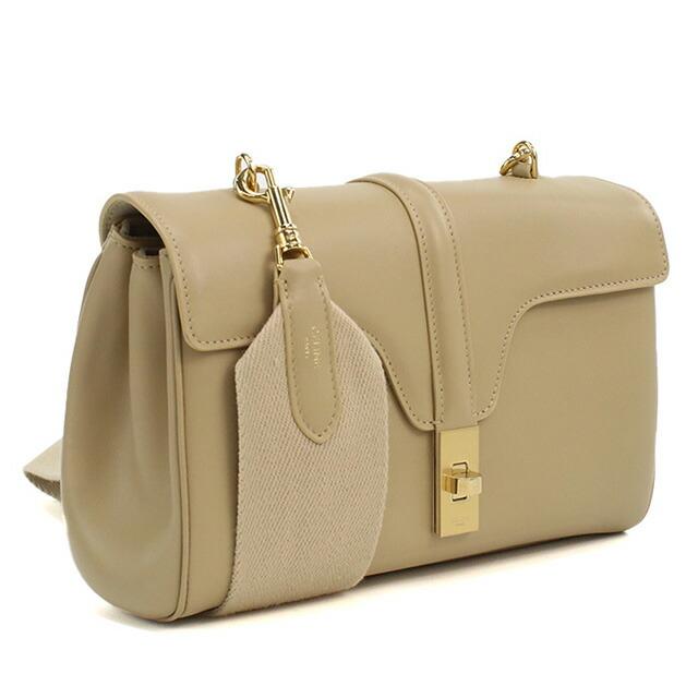 セリーヌ ショルダー レディース ブランド CELINE イタリア 19685 BEIGE ベージュ系 バッグ_4