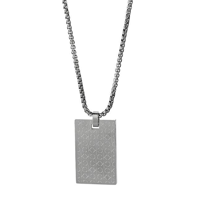 ▼▼  カルバンクライン メンズ アクセサリー ネックレス CKアイコニック  35000404 Calvin Klein（カルバン・クライン） ネックレス ペンダント メンズ