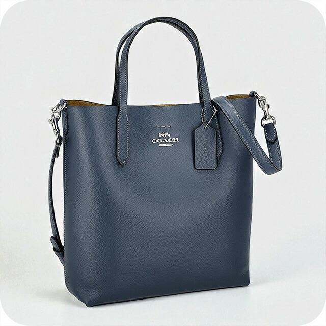 【美品】COACH ネイビートートバッグ コーチ COACH バック （ネイビー） -waja bazar - 海外ファッション