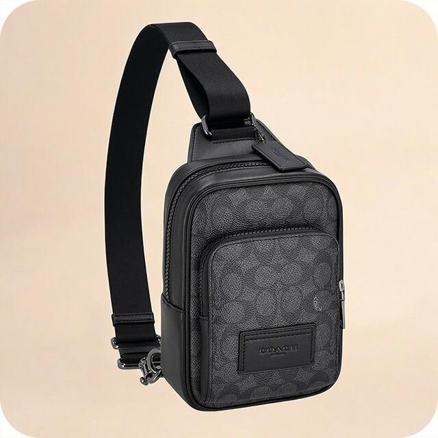 COACH/コーチ メンズ／レディース ブラック ボディバッグ ウエストポーチ COACH（コーチ） ボディバッグ ウエストポーチ メンズ レディース