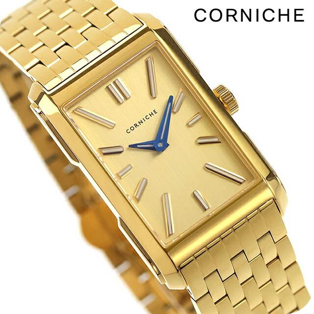 CORNICHE（コーニッシュ） ヴィジョネア クォーツ 電池式 腕時計 ブランド メンズ CORNICHE 104376 アナログ ゴールド ...