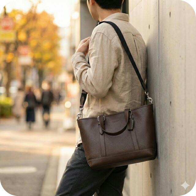 COACH（コーチ） トートバッグ 2way ショルダーバッグ メンズ CW213