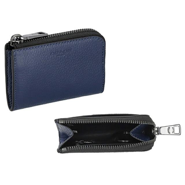 限定品！ 新品 COACH コーチ コインケース 小銭入れ ブルー ブルー 【公式】COACH – コーチ コインケース/小銭入れ メンズ