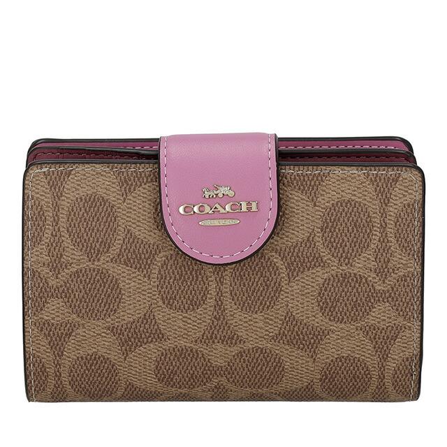 COACH 4/27さらに+21倍 コーチ 二つ折り財布 レディース COACH 4/27さらに+21倍 コーチ 二つ折り財布 レディース
