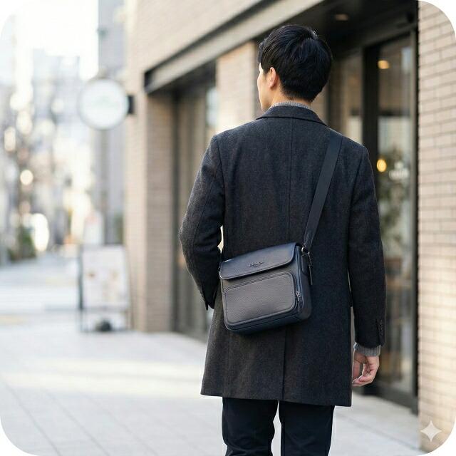 COACH コーチ ショルダーバッグ メッセンジャーバッグ メンズ CY800 QBBHP ネイビー 斜めがけ_2