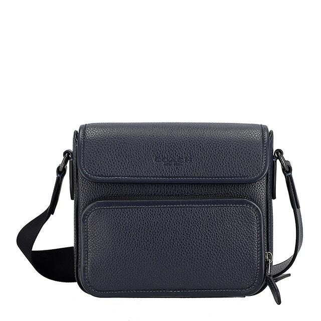 COACH コーチ ショルダーバッグ メッセンジャーバッグ メンズ CY800 QBBHP ネイビー 斜めがけ_5