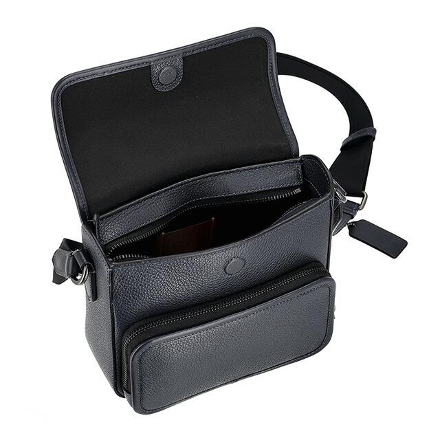 COACH コーチ ショルダーバッグ メッセンジャーバッグ メンズ CY800 QBBHP ネイビー 斜めがけ_7