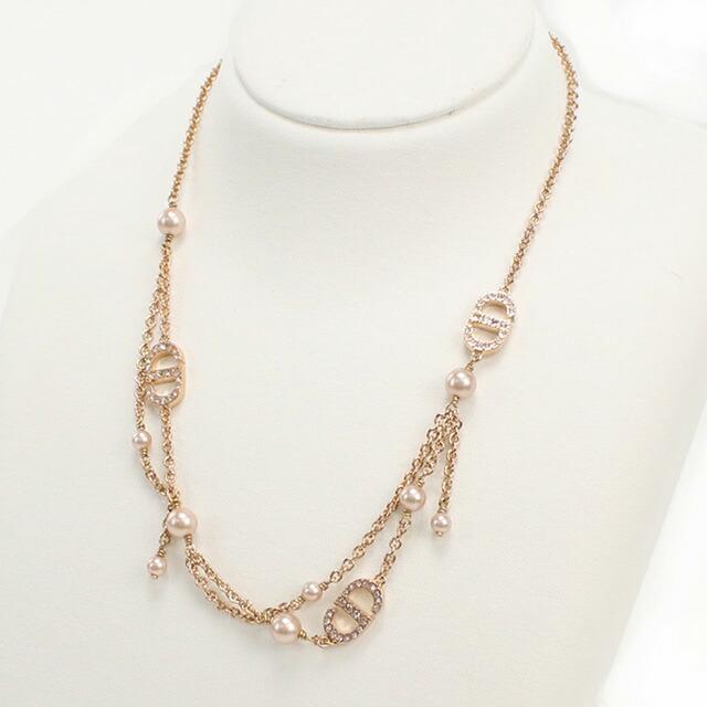 ディオール ネックレス レディース ブランド Christian Dior インド N2701 ゴールド系 アクセサリーの画像