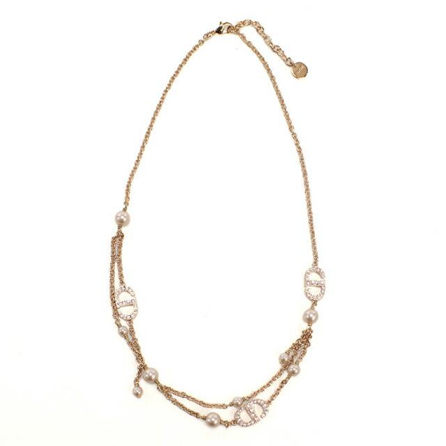 ディオール ネックレス レディース ブランド Christian Dior インド N2701 ゴールド系 アクセサリーの画像