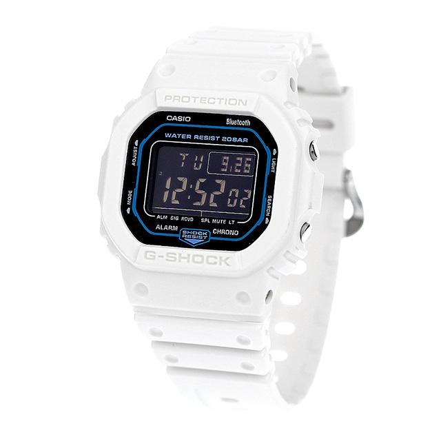 4/28はさらに+20倍 gショック ジーショック G-SHOCK DW-B5600SF-7 Bluetooth メンズ 腕時計 ブランド カシオ デジタル ブラック ホワイト 黒｜nanaple-ya｜02