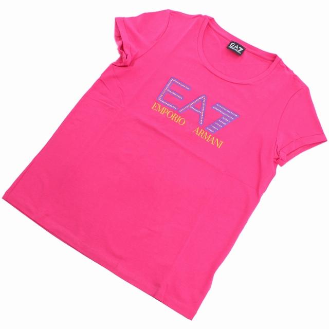 EA7 ブランド 半袖カットソー Tシャツ レディース イーエーセブン ペルー 3HTT30 CABARET ピンク系 ファッション 選べるモデル おしゃれ プレゼント ギフト｜nanaple-ya｜02